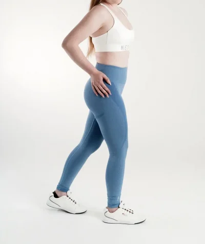 Shape Contour Seamless Leggings ocean blue women’s leggings