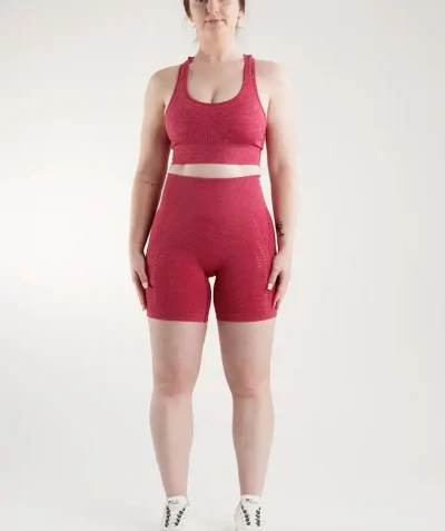 Thunder Pro Shorts red women’s activewear shorts