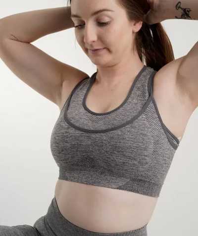 Alora Sports Bra grey women’s sports bra