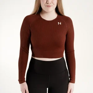 Otara Comfort Coffee Long Sleeve 32 Otara Comfort coffee women’s long sleeve top