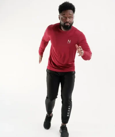 Ozone LS Tee red men’s long sleeve top