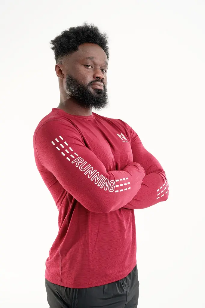 Ozone LS Tee red men’s long sleeve top