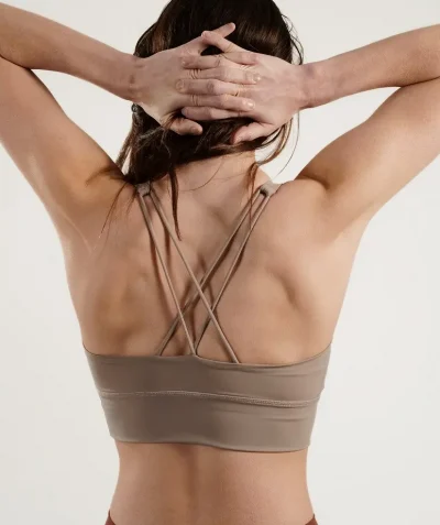 Galaxy Sports Bra brown women’s sports bra