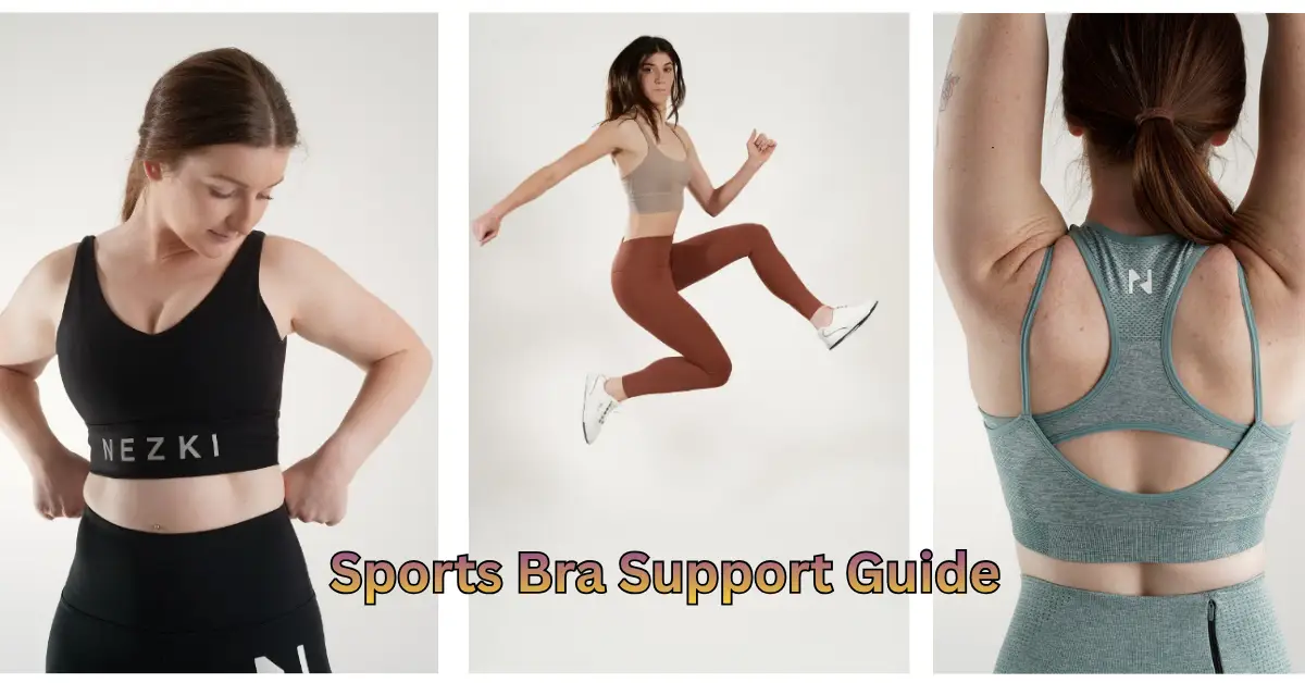 Sports Bra Support Guide: Find the Right Support for Your Workout 2 Women modeling sports bras and leggings.